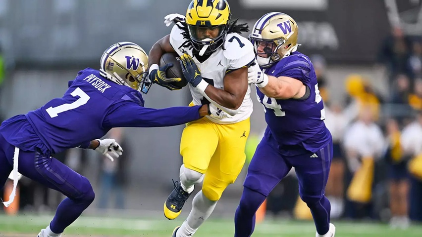 Michigan Wolverines Football vs Washington Huskies Football Match Player Stats