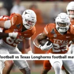 Clemson Tigers football vs Texas Longhorns football match player stats