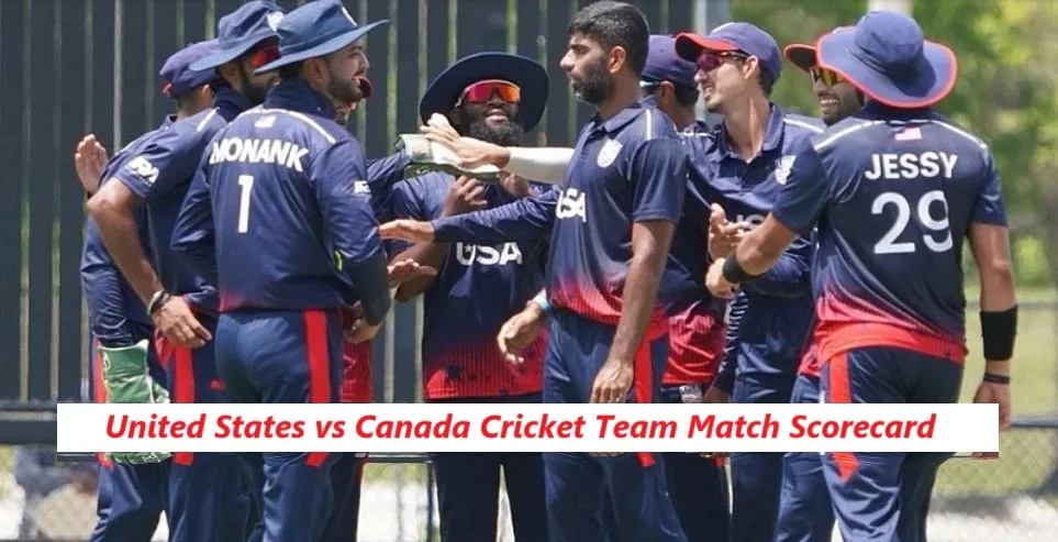 United States National Cricket Team vs Canada National Cricket Team Match Scorecard