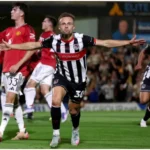 Grimsby Town vs Manchester United F.C. Timeline