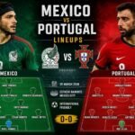 Mexico National Football Team vs Portugal National Football Team lineups